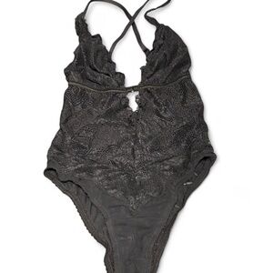 la vie en rose lace bodysuit/teddy